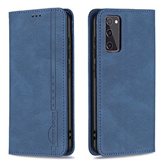 Handytasche Stand Schutzhülle Flip Leder Hülle B15F für Samsung Galaxy S20 FE 5G Blau