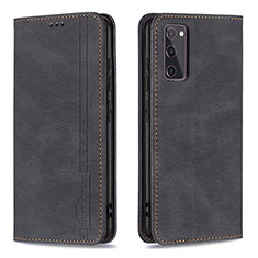 Handytasche Stand Schutzhülle Flip Leder Hülle B15F für Samsung Galaxy S20 Lite 5G Schwarz