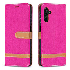 Handytasche Stand Schutzhülle Flip Leder Hülle B16F für Samsung Galaxy A04s Pink