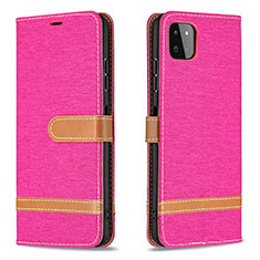 Handytasche Stand Schutzhülle Flip Leder Hülle B16F für Samsung Galaxy A22s 5G Pink