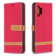 Handytasche Stand Schutzhülle Flip Leder Hülle B16F für Samsung Galaxy A32 4G Rot