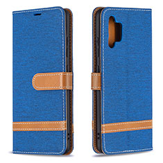 Handytasche Stand Schutzhülle Flip Leder Hülle B16F für Samsung Galaxy A32 5G Blau