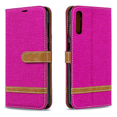 Handytasche Stand Schutzhülle Flip Leder Hülle B16F für Samsung Galaxy A70S Pink