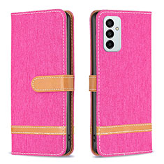 Handytasche Stand Schutzhülle Flip Leder Hülle B16F für Samsung Galaxy F23 5G Pink