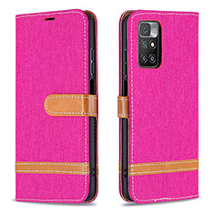 Handytasche Stand Schutzhülle Flip Leder Hülle B16F für Xiaomi Redmi Note 11 4G (2021) Pink
