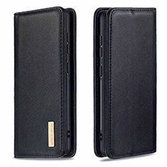 Handytasche Stand Schutzhülle Flip Leder Hülle B17F für Samsung Galaxy A30 Schwarz