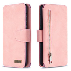 Handytasche Stand Schutzhülle Flip Leder Hülle B18F für Samsung Galaxy S20 Plus Rosegold