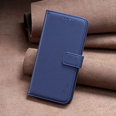 Handytasche Stand Schutzhülle Flip Leder Hülle B22F für Nokia C12 Blau