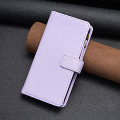 Handytasche Stand Schutzhülle Flip Leder Hülle B26F für Oppo Find X6 Pro 5G Helles Lila