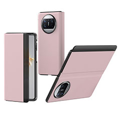 Handytasche Stand Schutzhülle Flip Leder Hülle BH1 für Huawei Mate X3 Rosa