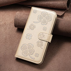 Handytasche Stand Schutzhülle Flip Leder Hülle Blumen BF2 für Huawei Honor X8b Gold