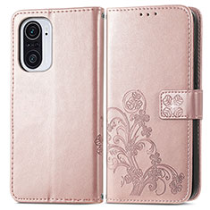 Handytasche Stand Schutzhülle Flip Leder Hülle Blumen für Xiaomi Mi 11X 5G Rosa