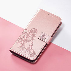 Handytasche Stand Schutzhülle Flip Leder Hülle Blumen S03D für Google Pixel 7 5G Rosegold