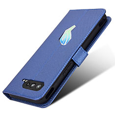 Handytasche Stand Schutzhülle Flip Leder Hülle BY1 für Asus ROG Phone 5 Pro Blau