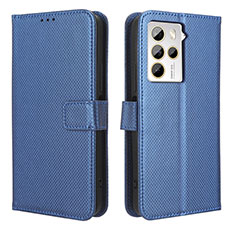 Handytasche Stand Schutzhülle Flip Leder Hülle BY1 für HTC U23 5G Blau