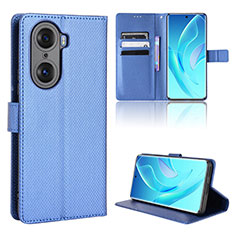 Handytasche Stand Schutzhülle Flip Leder Hülle BY1 für Huawei Honor 60 5G Blau