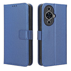 Handytasche Stand Schutzhülle Flip Leder Hülle BY1 für Huawei Nova 11 Pro Blau