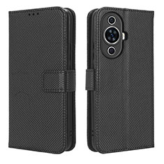 Handytasche Stand Schutzhülle Flip Leder Hülle BY1 für Huawei Nova 11 Schwarz