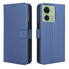 Handytasche Stand Schutzhülle Flip Leder Hülle BY1 für Motorola Moto Edge (2023) 5G Blau