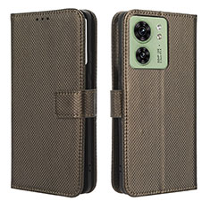 Handytasche Stand Schutzhülle Flip Leder Hülle BY1 für Motorola Moto Edge (2023) 5G Braun