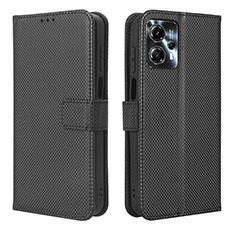 Handytasche Stand Schutzhülle Flip Leder Hülle BY1 für Motorola Moto G13 Schwarz