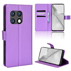 Handytasche Stand Schutzhülle Flip Leder Hülle BY1 für OnePlus 10 Pro 5G Violett