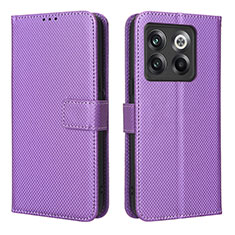 Handytasche Stand Schutzhülle Flip Leder Hülle BY1 für OnePlus Ace Pro 5G Violett