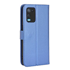 Handytasche Stand Schutzhülle Flip Leder Hülle BY1 für Oppo A54 4G Blau