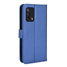 Handytasche Stand Schutzhülle Flip Leder Hülle BY1 für Oppo F19 Blau