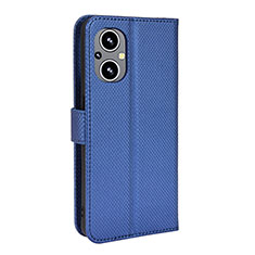 Handytasche Stand Schutzhülle Flip Leder Hülle BY1 für Oppo F21 Pro 5G Blau