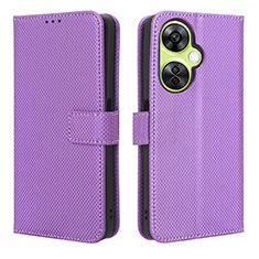 Handytasche Stand Schutzhülle Flip Leder Hülle BY1 für Oppo K11x 5G Violett