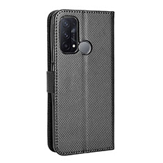 Handytasche Stand Schutzhülle Flip Leder Hülle BY1 für Oppo Reno5 A Schwarz