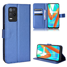 Handytasche Stand Schutzhülle Flip Leder Hülle BY1 für Realme 8s 5G Blau