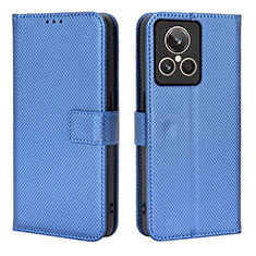 Handytasche Stand Schutzhülle Flip Leder Hülle BY1 für Realme GT2 Master Explorer Blau