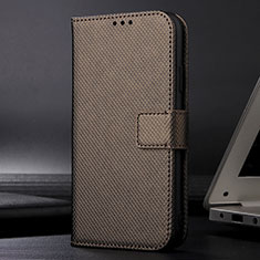 Handytasche Stand Schutzhülle Flip Leder Hülle BY1 für Samsung Galaxy A01 Core Braun