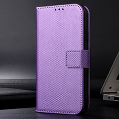 Handytasche Stand Schutzhülle Flip Leder Hülle BY1 für Samsung Galaxy A02s Violett