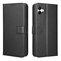 Handytasche Stand Schutzhülle Flip Leder Hülle BY1 für Samsung Galaxy A04E Schwarz