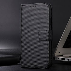 Handytasche Stand Schutzhülle Flip Leder Hülle BY1 für Samsung Galaxy A22 5G Schwarz