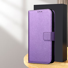 Handytasche Stand Schutzhülle Flip Leder Hülle BY1 für Samsung Galaxy S25 Plus 5G Violett