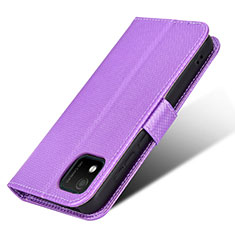 Handytasche Stand Schutzhülle Flip Leder Hülle BY1 für Wiko Y52 Violett