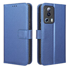 Handytasche Stand Schutzhülle Flip Leder Hülle BY1 für Xiaomi Mi 13 Lite 5G Blau