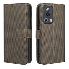 Handytasche Stand Schutzhülle Flip Leder Hülle BY1 für Xiaomi Mi 13 Lite 5G Braun