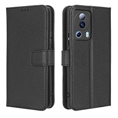 Handytasche Stand Schutzhülle Flip Leder Hülle BY1 für Xiaomi Mi 13 Lite 5G Schwarz