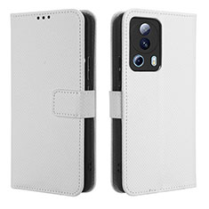 Handytasche Stand Schutzhülle Flip Leder Hülle BY1 für Xiaomi Mi 13 Lite 5G Weiß