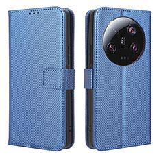 Handytasche Stand Schutzhülle Flip Leder Hülle BY1 für Xiaomi Mi 13 Ultra 5G Blau