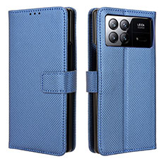 Handytasche Stand Schutzhülle Flip Leder Hülle BY1 für Xiaomi Mix Fold 3 5G Blau