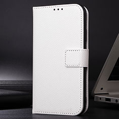 Handytasche Stand Schutzhülle Flip Leder Hülle BY1 für Xiaomi POCO C3 Weiß