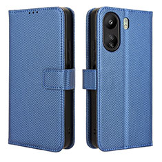 Handytasche Stand Schutzhülle Flip Leder Hülle BY1 für Xiaomi Poco C65 Blau