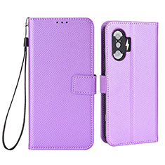 Handytasche Stand Schutzhülle Flip Leder Hülle BY1 für Xiaomi Poco F3 GT 5G Violett