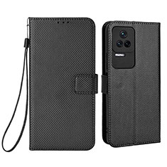 Handytasche Stand Schutzhülle Flip Leder Hülle BY1 für Xiaomi Poco F4 5G Schwarz